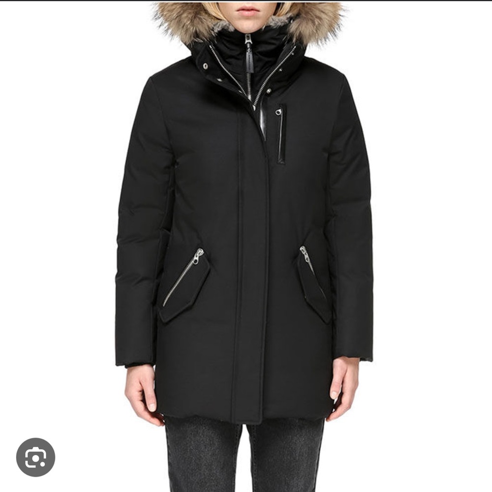 Black XS Mackage Marla winter coat